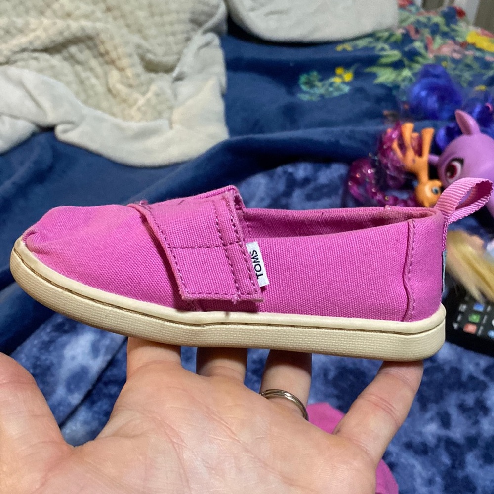 Toddler Toms - Pink - Size 7